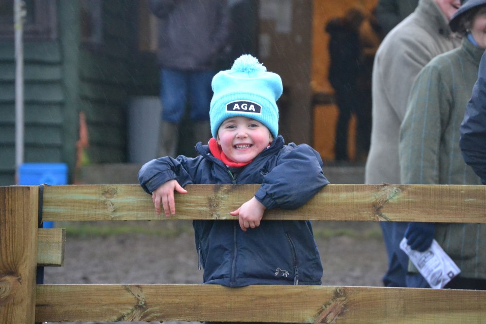 Katie Walton, the youngest (and cutest) person to own an AGA hat has thoroughly enjoyed her day
